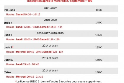Saison 2026 - 2027